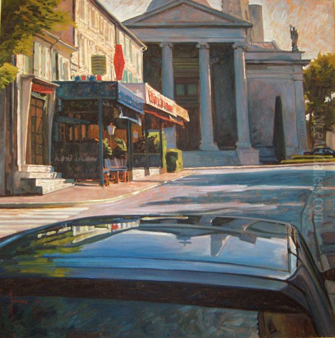 Saint Remy de Provence (Dec 16, 2004) Oil Painting by Andreas Vanpoucke