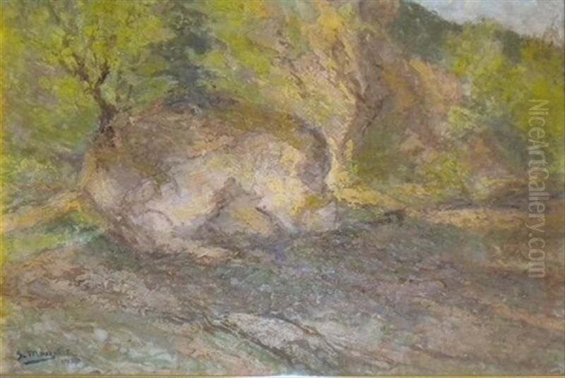 Brez naslova Oil Painting by Srecko Magolic