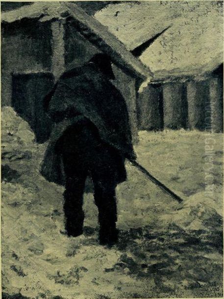 Cestar Oil Painting by Srecko Magolic