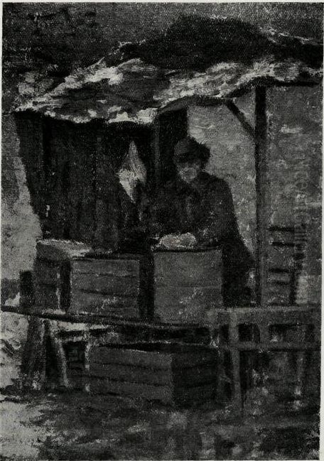 Kostanjar Oil Painting by Srecko Magolic