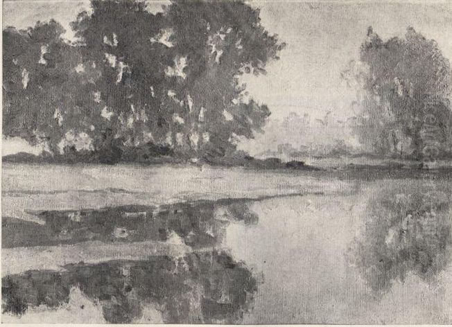 Jesensko sonce Oil Painting by Srecko Magolic