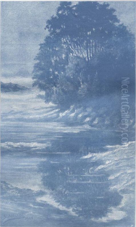 Jesen Oil Painting by Srecko Magolic