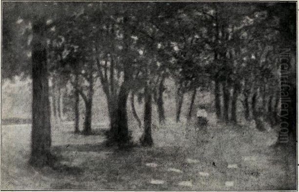 Ivan Hribarjev gaj Oil Painting by Srecko Magolic