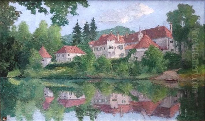 Otocec Oil Painting by Srecko Magolic