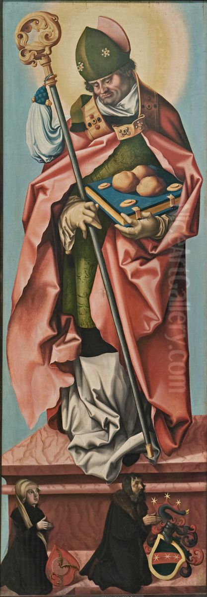 Heiliger Nikolaus von Bari Oil Painting by Hans Baldung Grien