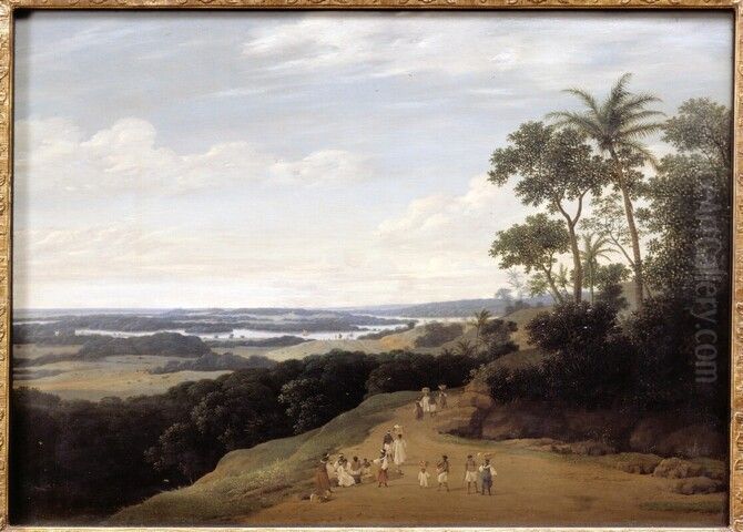 Braziliaans landschap Oil Painting by Frans Post