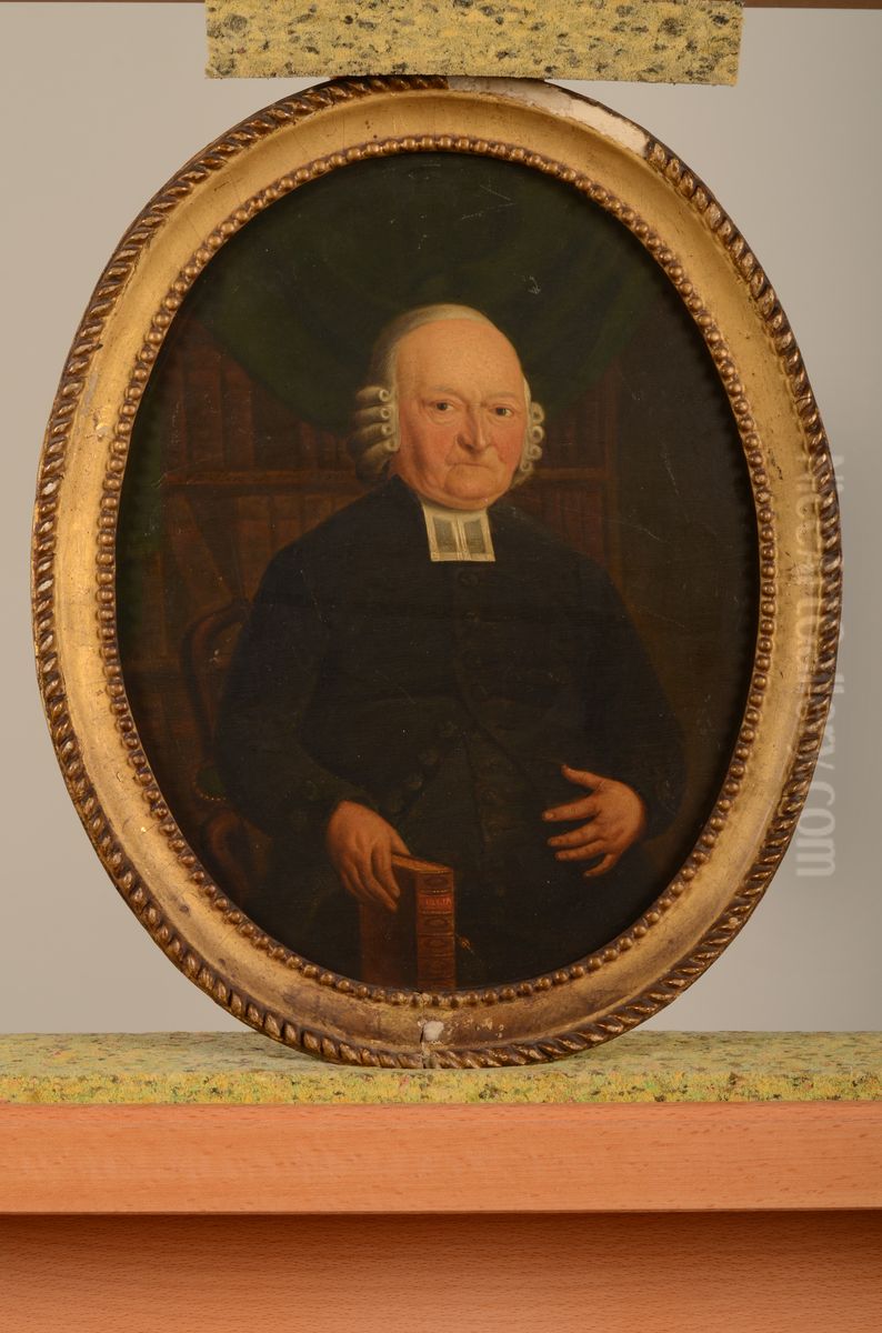 Portret van Sigbertus Bucerus Oil Painting by Johannes Petrus van Horstok