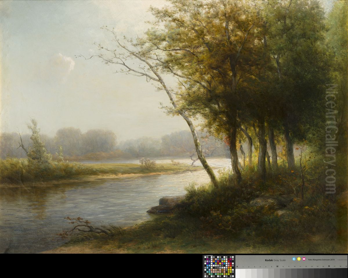 Morgenstond te Little Falls Oil Painting by Hendrik Dirk Kruseman van Elten