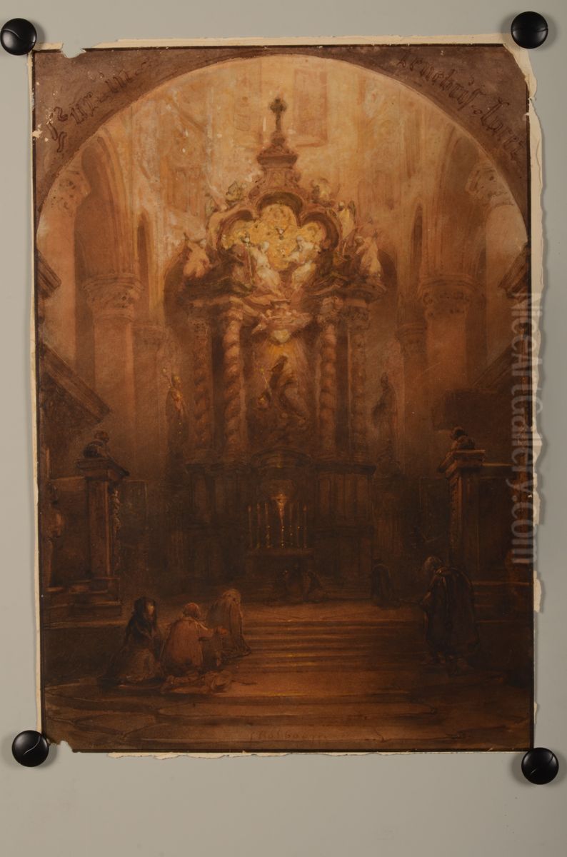 Lux in Tenebris Lucet Oil Painting by Johannes Bosboom