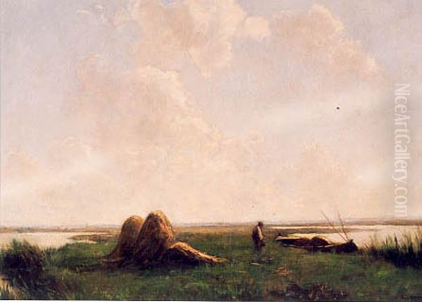 Legakkers bij Noorden Oil Painting by Jan van Rhijnnen