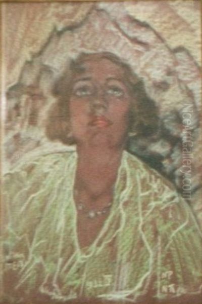 Portret kobiety Oil Painting by Stanislaw Ignacy Witkiewicz (Witkacy)