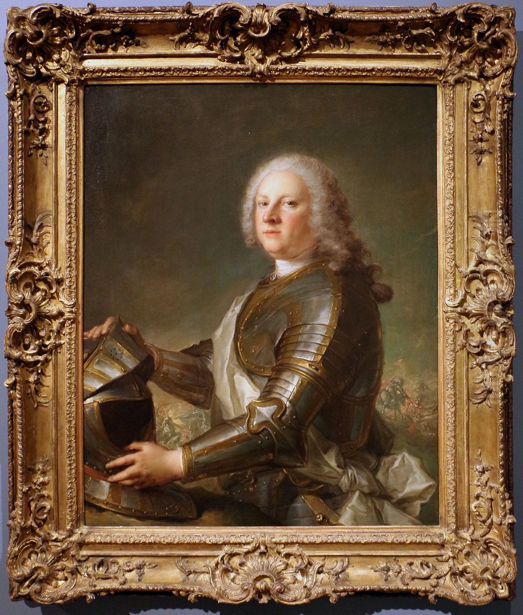 Portrait de Louis Leon Le Bouthillier de Chavigny, comte de Beaujeu Oil Painting by Jean-Marc Nattier