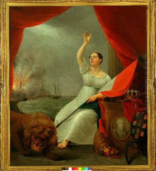 Allegorie op Van Speyk Oil Painting by Izaak Schouman