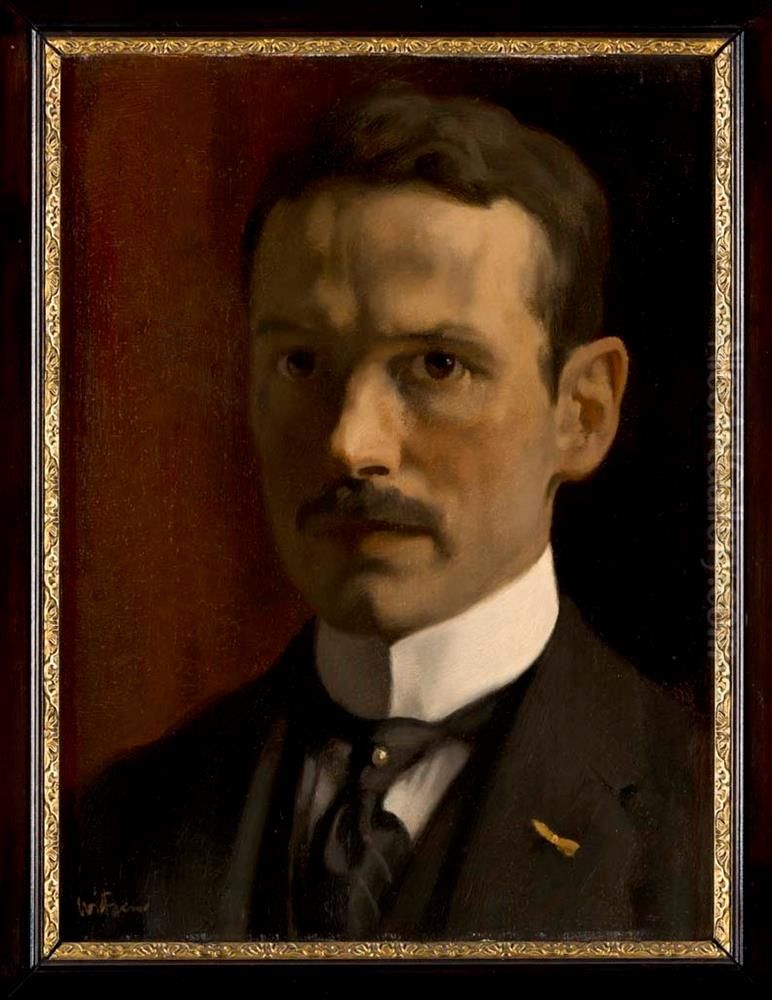 Portrait of Willem Anton Engelbrecht (1874-1965) Oil Painting by Willem Witsen