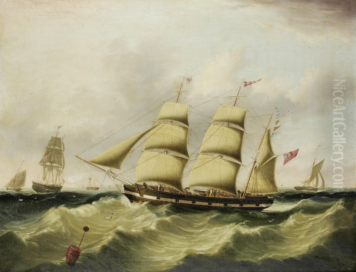 The inward bound Liverpool barque ,,John Tomkinson