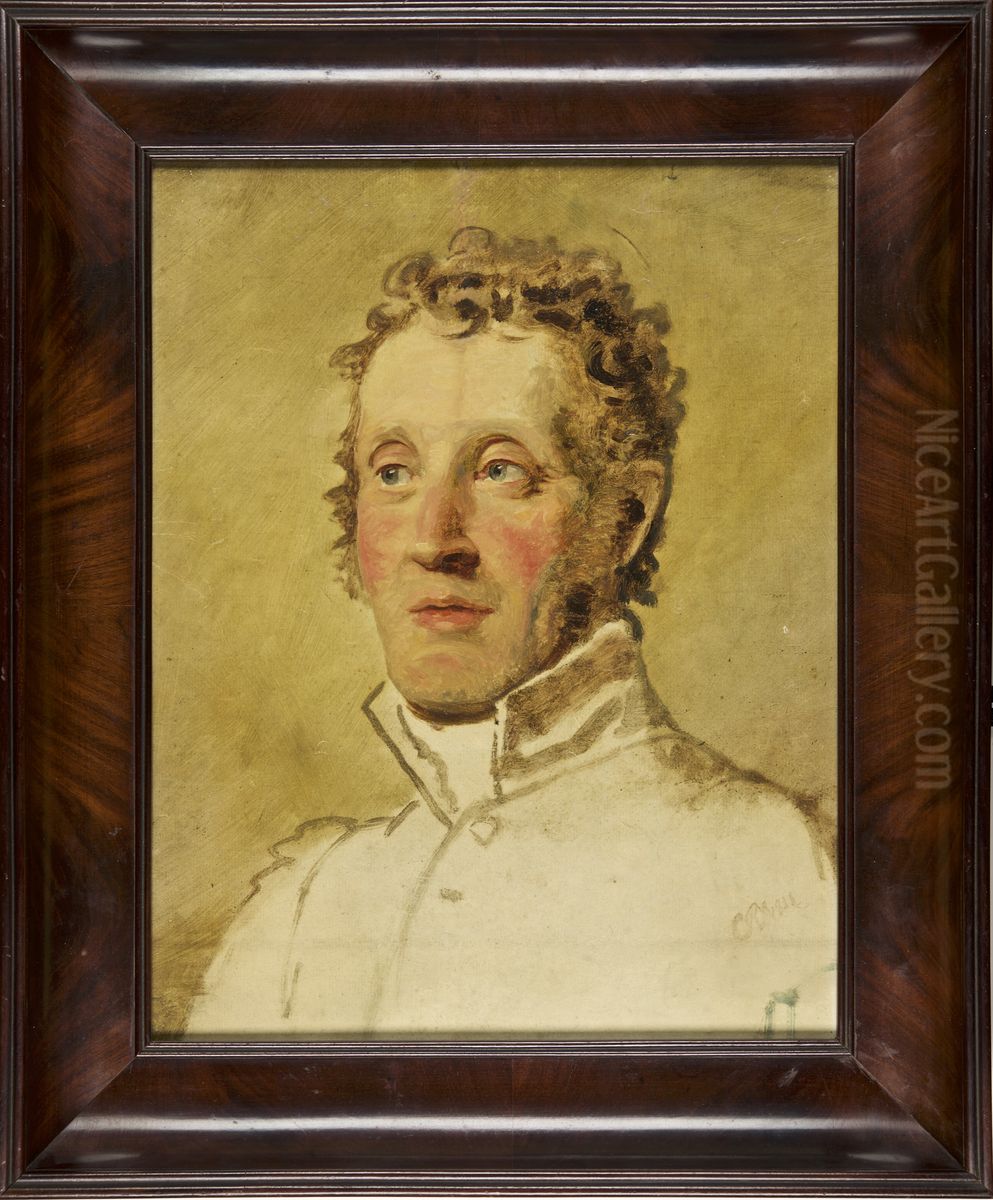 Portret van Prins Frederik Willem Oil Painting by Charles Rochussen