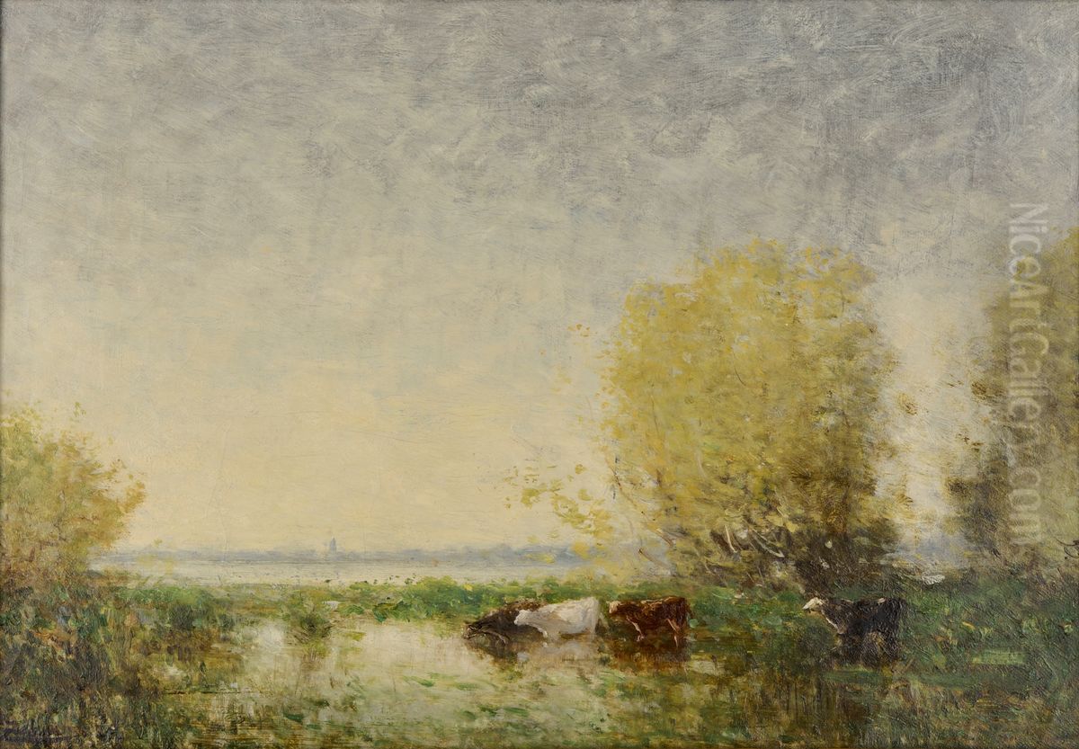 L'abreuvoir Oil Painting by Felix Ziem