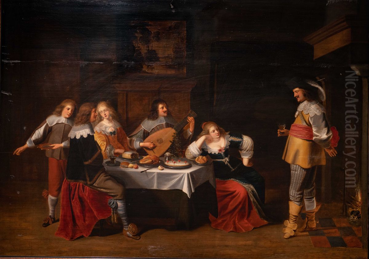 The Concert Oil Painting by unknown