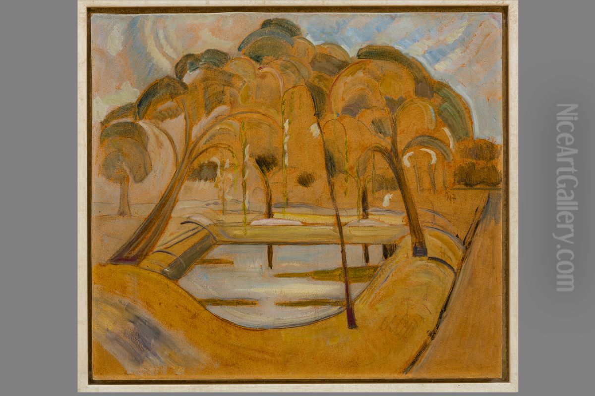 Parkgezicht te Domburg Oil Painting by Jacoba van Heemskerck