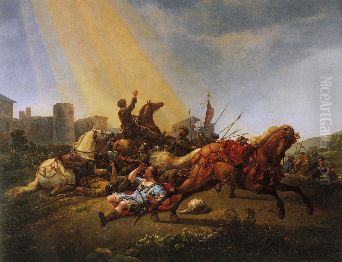 Bekering van Saulus Oil Painting by Aelbert Cuyp