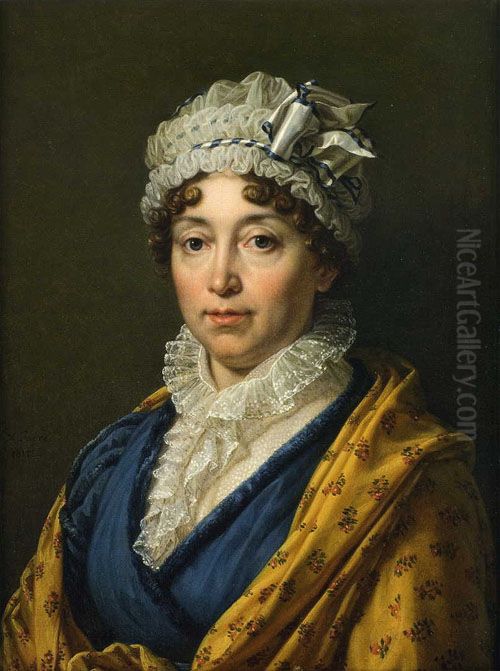 Portrait de Louise de Stolberg, comtesse d'Albany (1752-1824) Oil Painting by Francois-Xavier Fabre