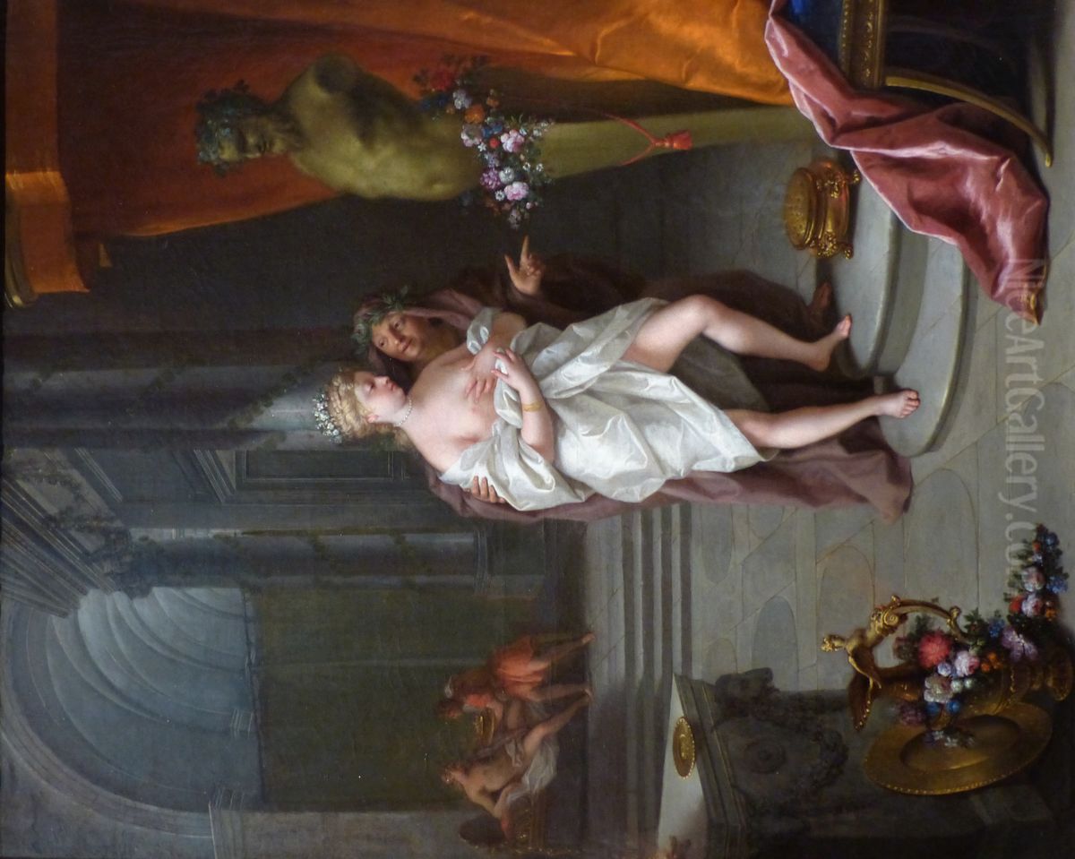 Sacrifice toPriapus Oil Painting by Jean Raoux