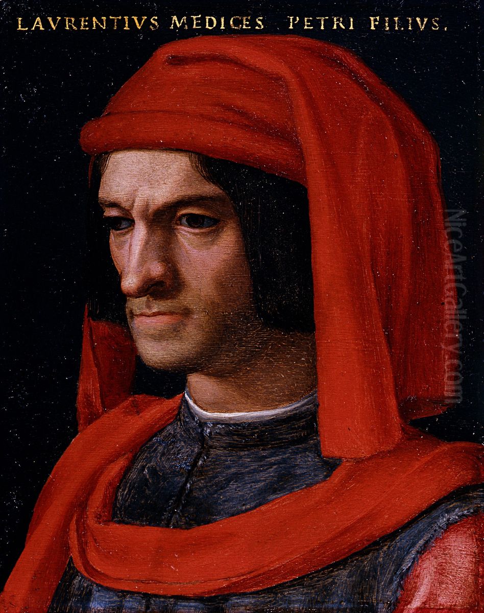 Portrait of Lorenzo the Magnificent Oil Painting by Bronzino
