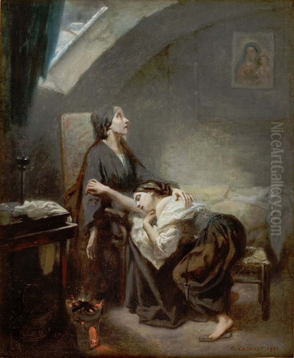 The abandoned woman Oil Painting by Octave Tassaert