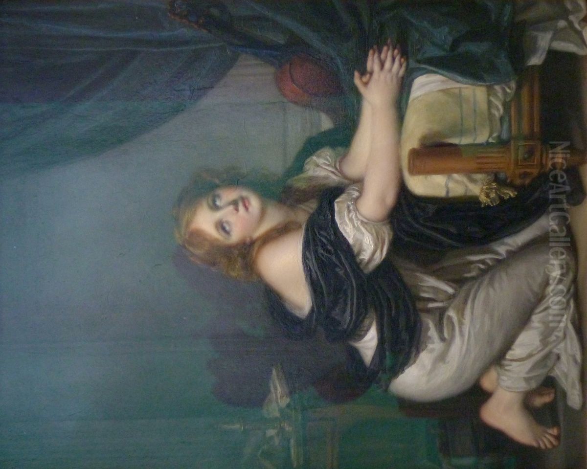 The Morning Prayer Oil Painting by Jean-Baptiste Greuze