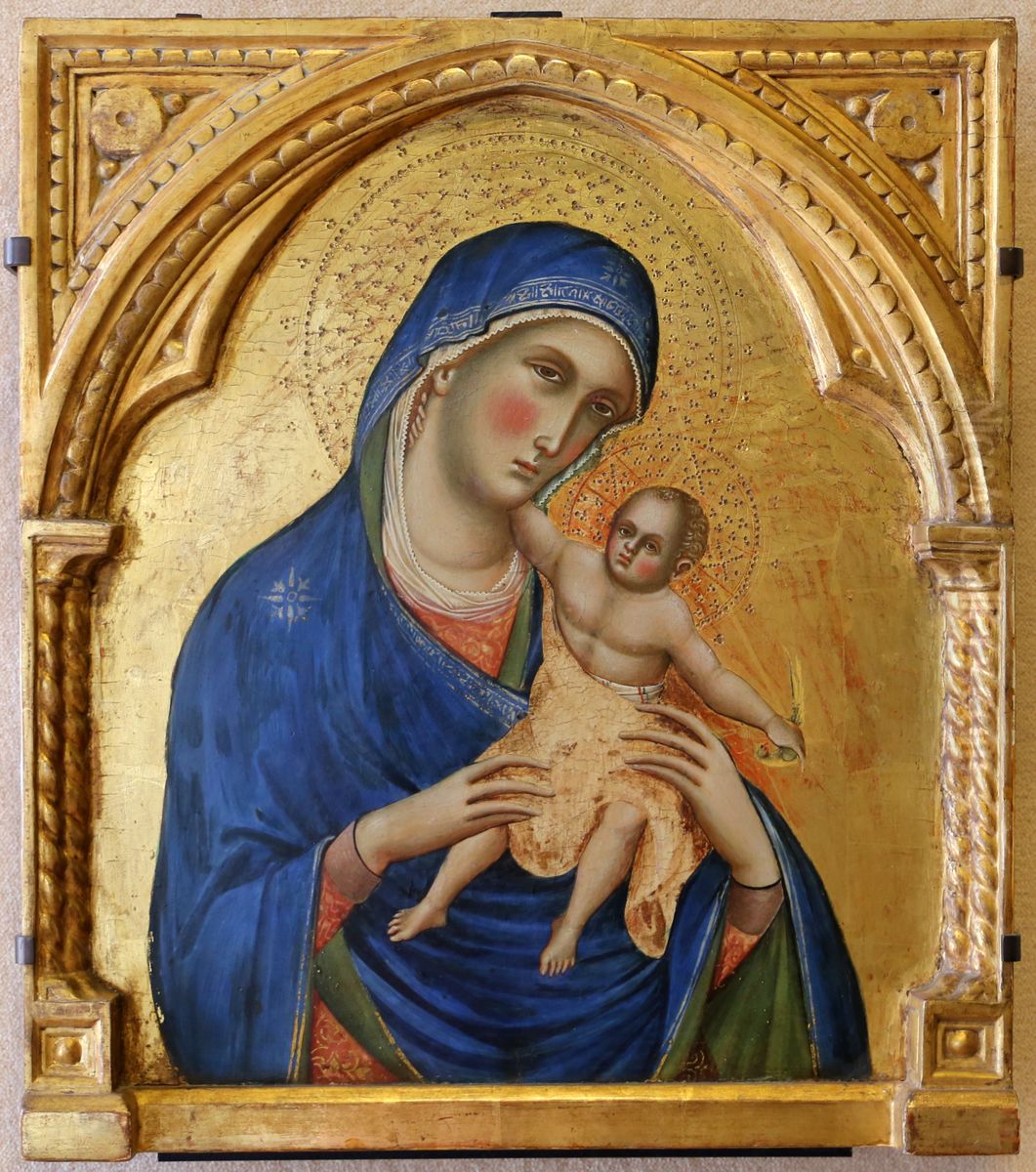 Madonna and Child Oil Painting by Paolo Veneziano