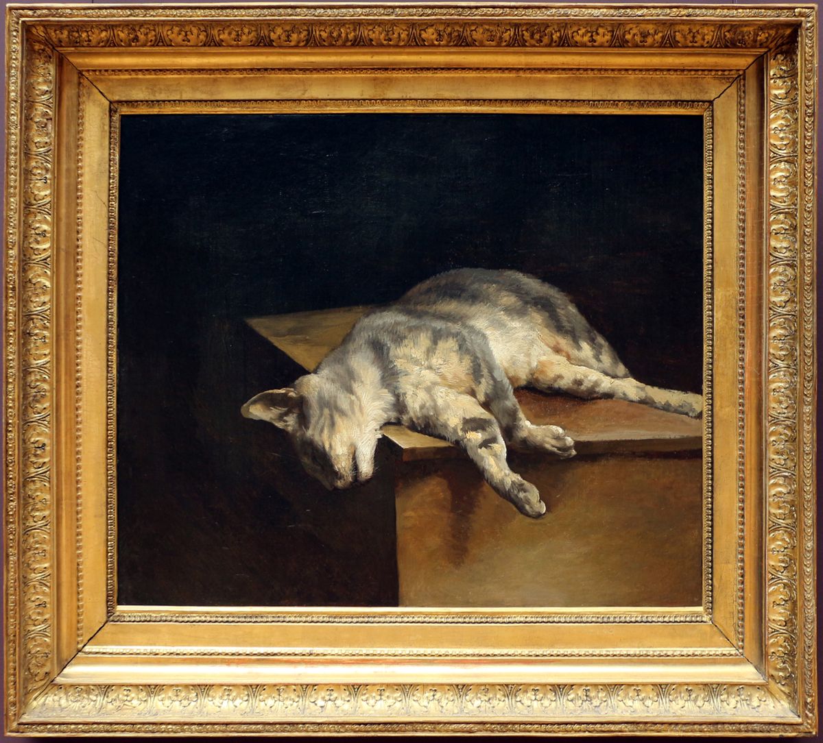 Chat mort Oil Painting by Theodore Gericault
