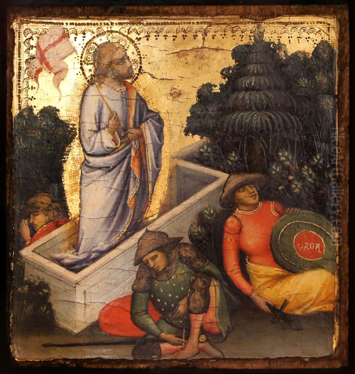 Scenes de la Vie du Christ : Resurrection. Oil Painting by Mariotto Di Nardo