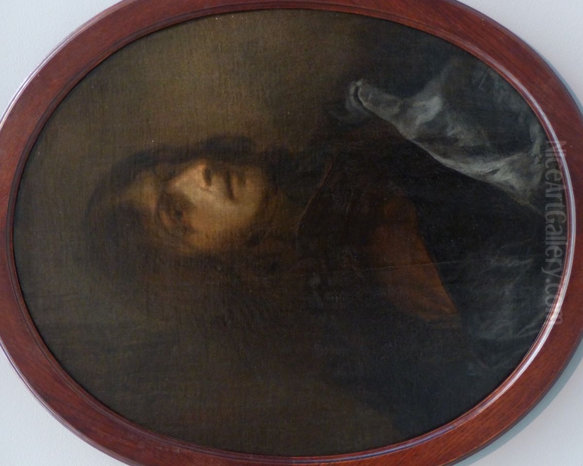 Autoportrait de Sebastien Bourdon Oil Painting by Sebastien Bourdon