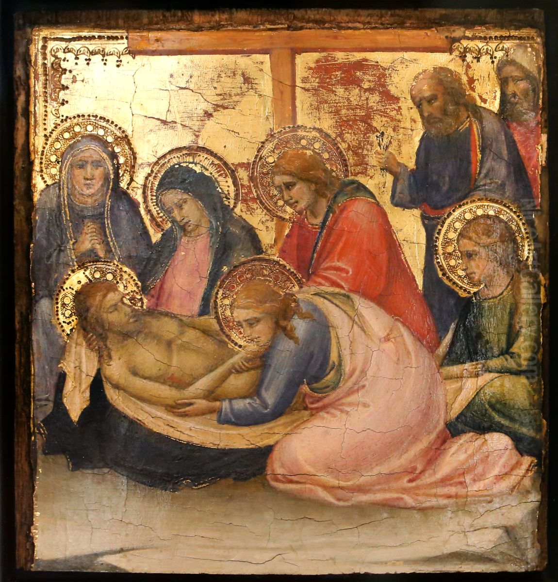 Scenes de la Vie du Christ : Deploration. Oil Painting by Mariotto Di Nardo