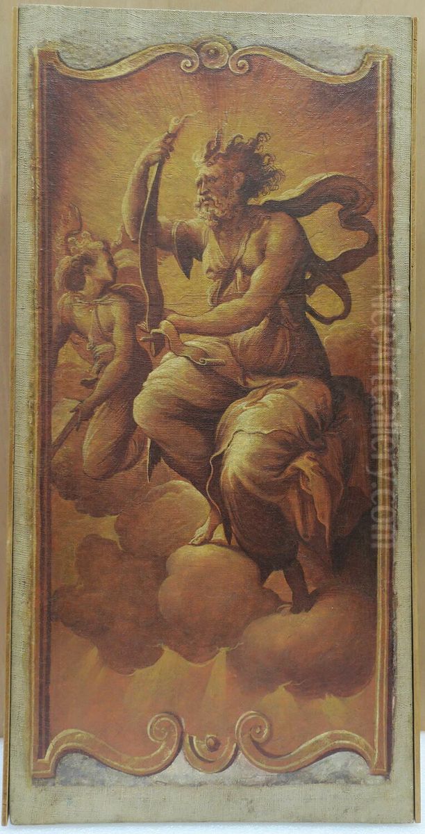 Saint Matthew Oil Painting by Perino del Vaga