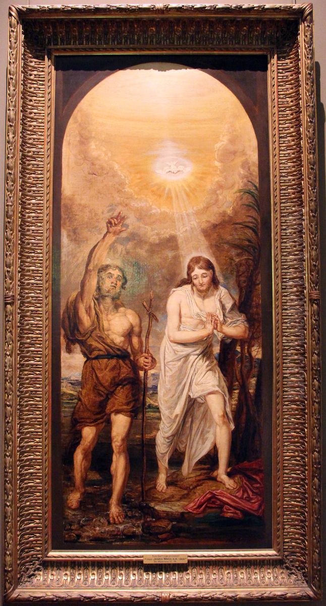 Le Bapteme du Christ, 1841 Oil Painting by James Ward