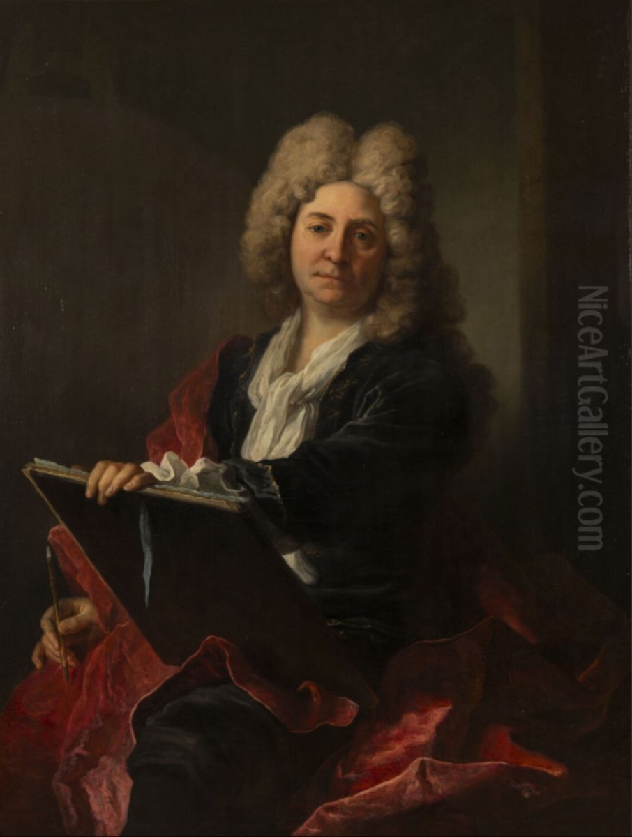 Antoine Coypel, peintre (1661-1722) Oil Painting by Gilles Allou