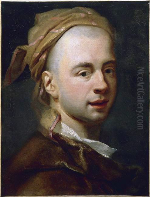 Autoportrait Oil Painting by Jean-Baptiste Oudry