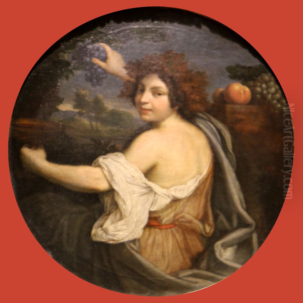 Ajjegorie de l'Automne Oil Painting by Pierre Ii Mignard