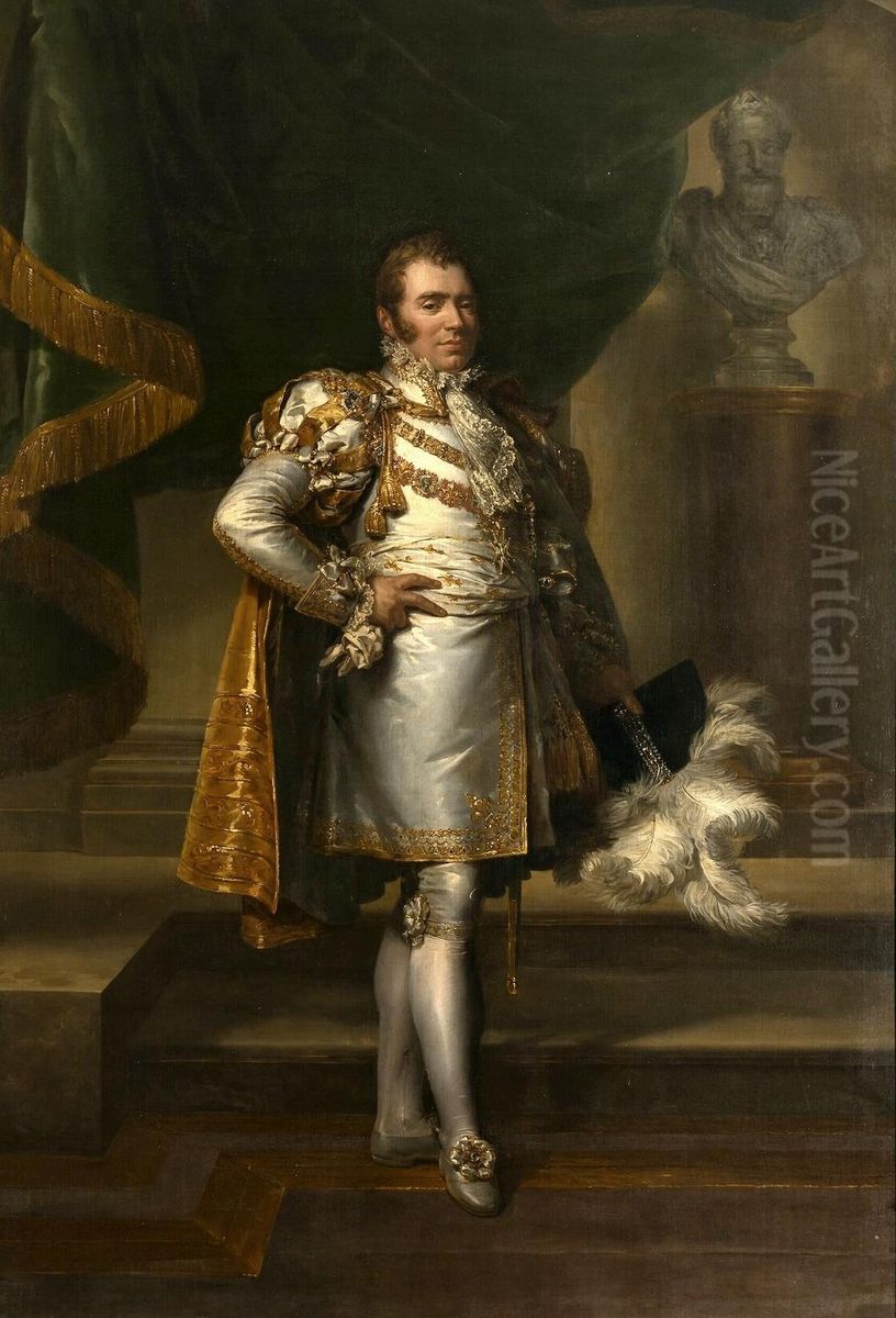 Charles-Ferdinand d'Artois, duc de Berry (1778-1820) Oil Painting by Francois Gerard