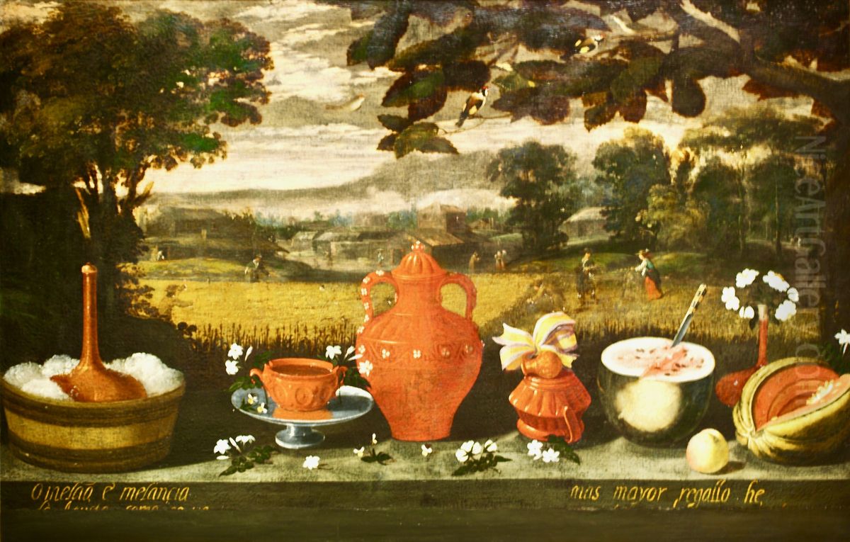 Junho Oil Painting by Josefa de Obidos