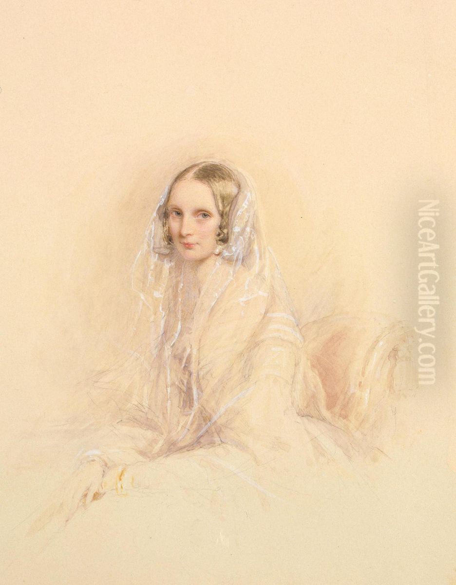 Portrait de l'imperatrice Alexandra Fedorovna Oil Painting by Christina Robertson