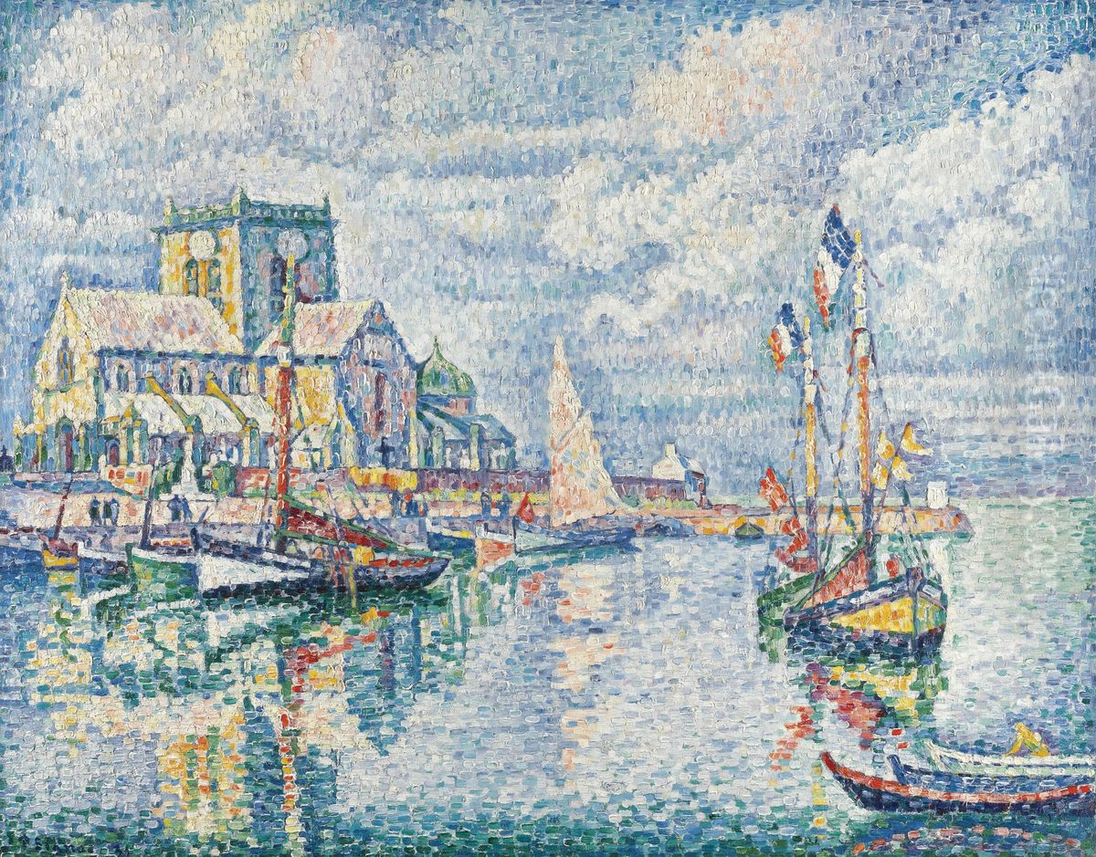 Barfleur, 1931 Oil Painting by Paul Signac