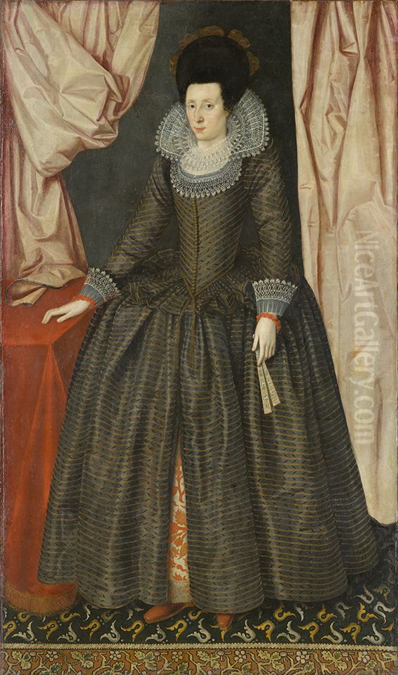 Portrait of a Woman Oil Painting by Marcus Gheeraerts the Younger