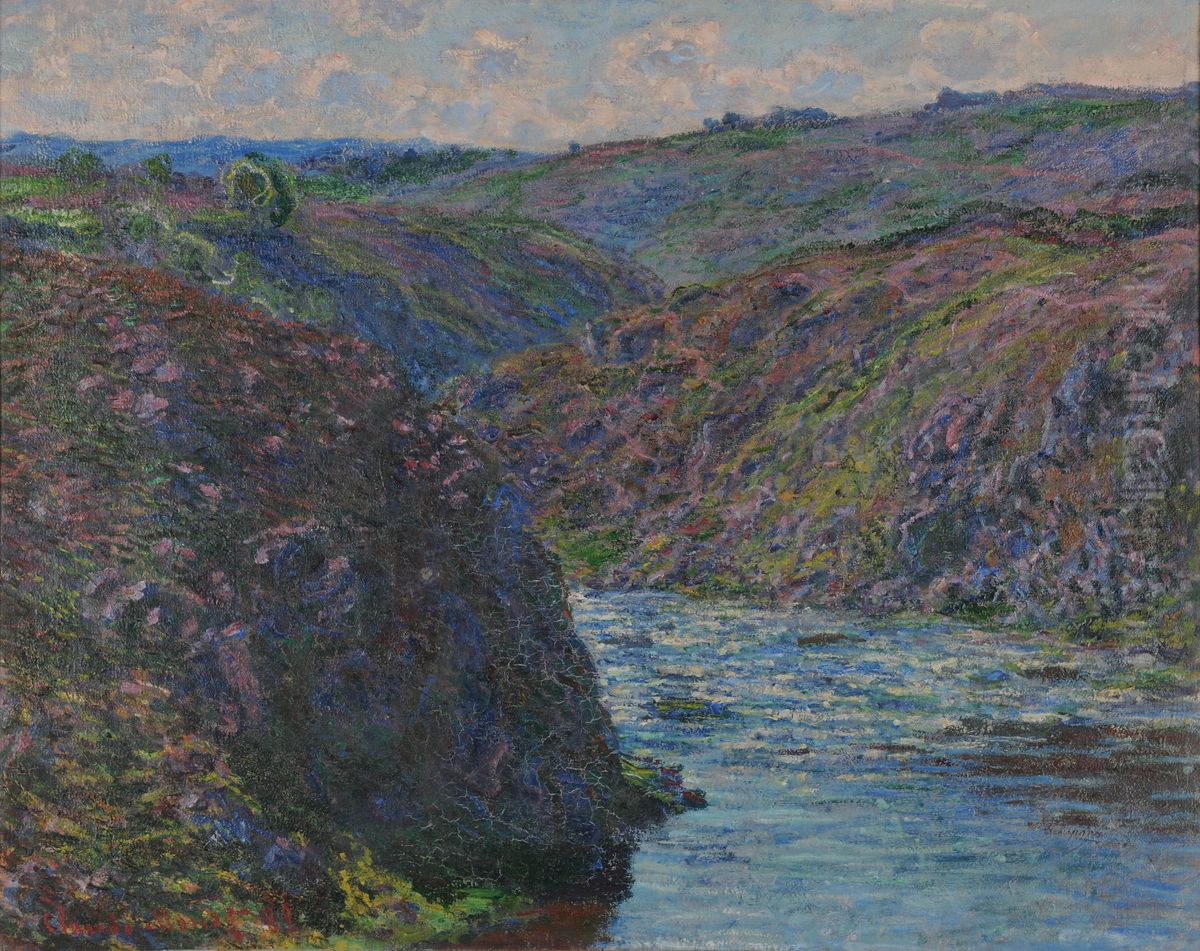 Les Ravins de la Creuse Oil Painting by Claude Oscar Monet