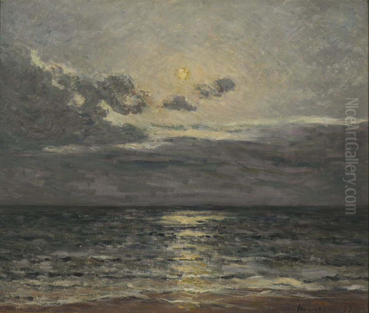 Effet de lune Oil Painting by Maxime Maufra