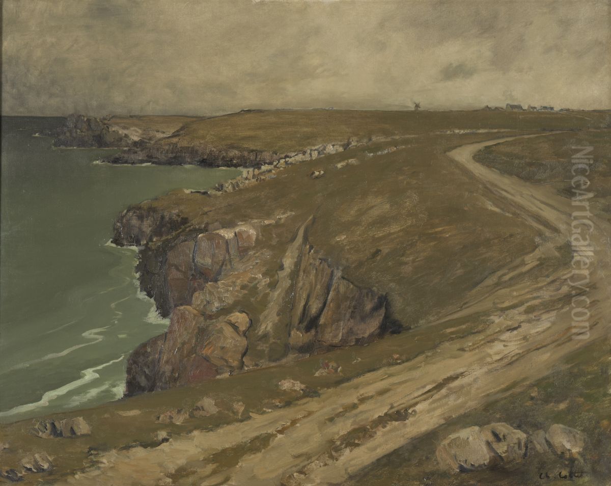 La cote pres du Cap de la Chevre Oil Painting by Charles Cottet