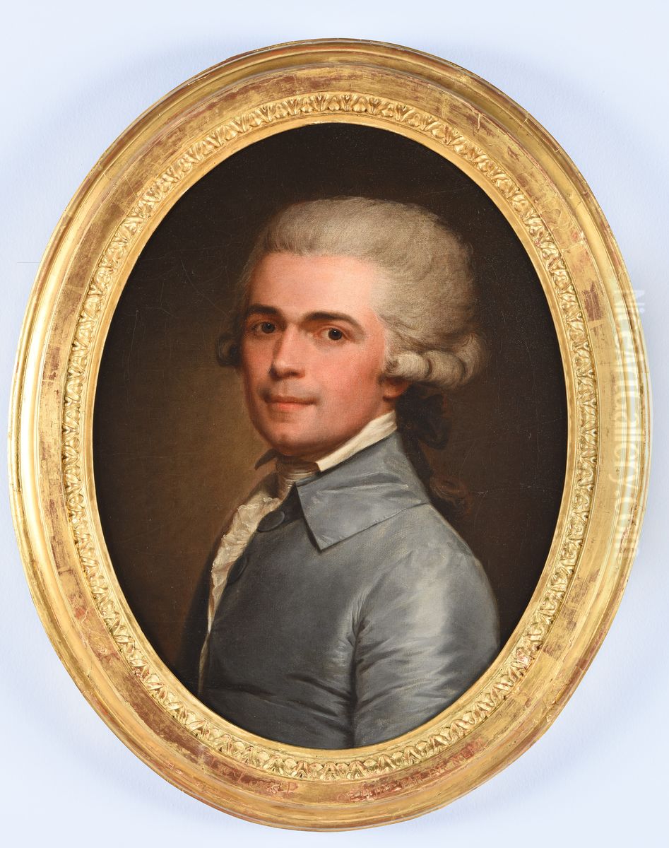 Autoportrait Oil Painting by Lie Louis Perin-Salbreux