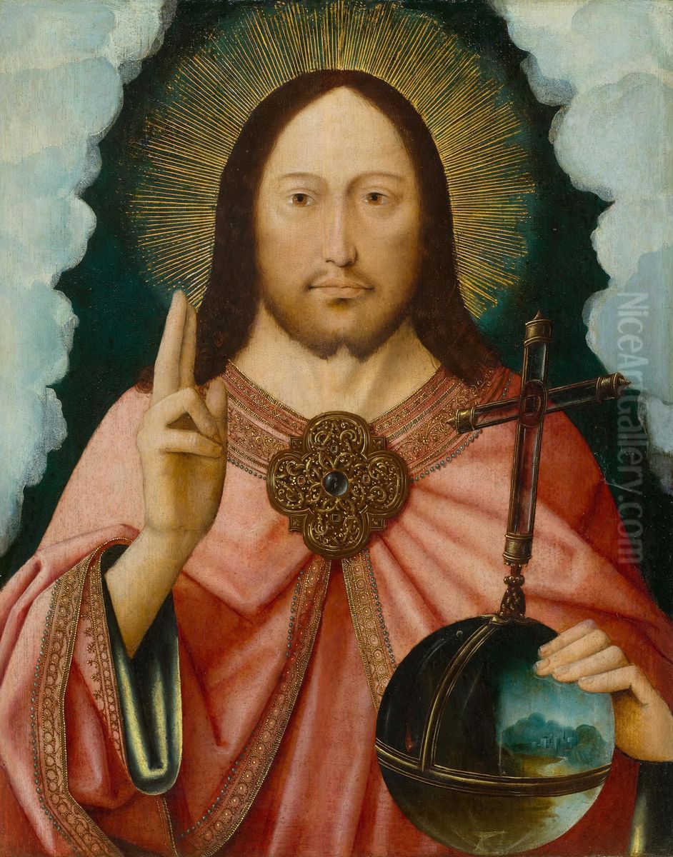 Salvator Mundi Oil Painting by Master of the Mansi Magdalen
