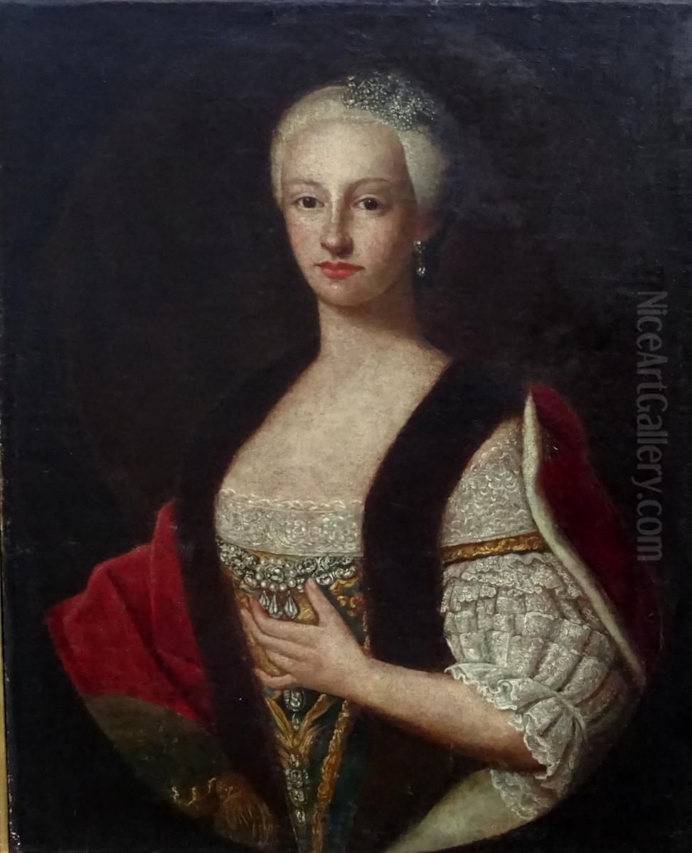 Portrait ofMaria Antonia of Spain(1729-1785) Oil Painting by Domenico Dupra